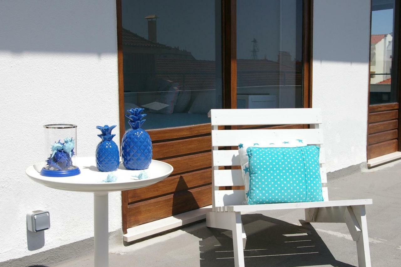 Blue Apartment Parede Beach House Eksteriør billede